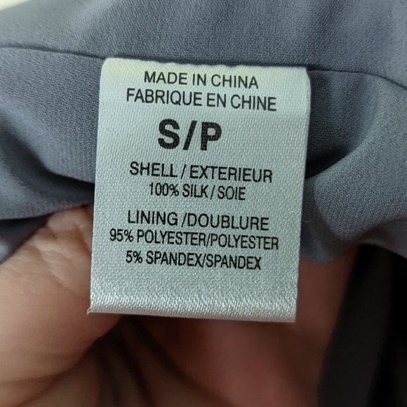 Theory Briona Silk Pleated & Ruffled Mini Skirt  w Burning Glitter Pattern - Picture 7 of 8